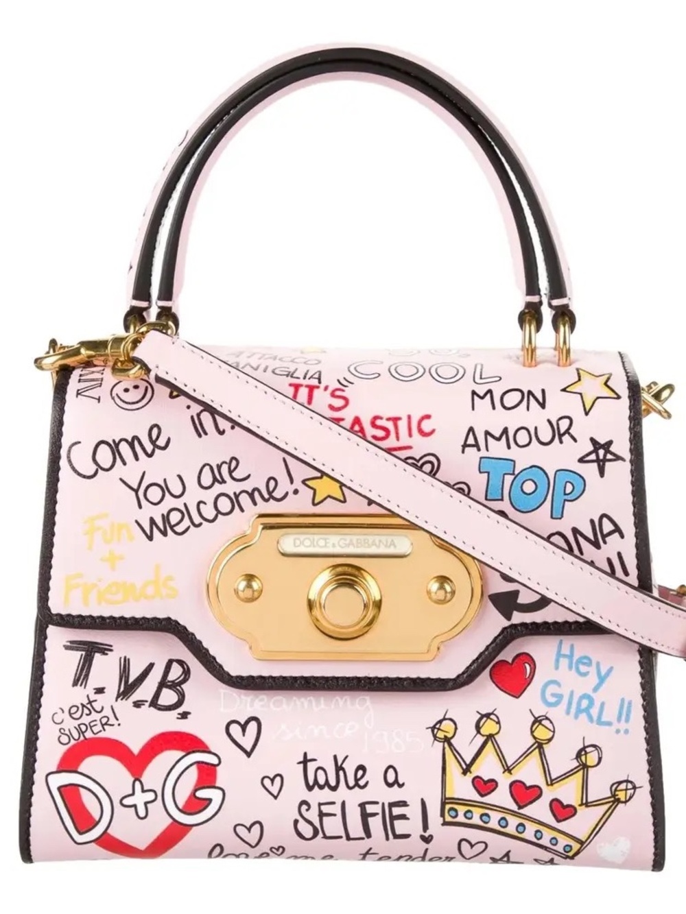 Dolce Gabbana GraffitI Lucia Bag